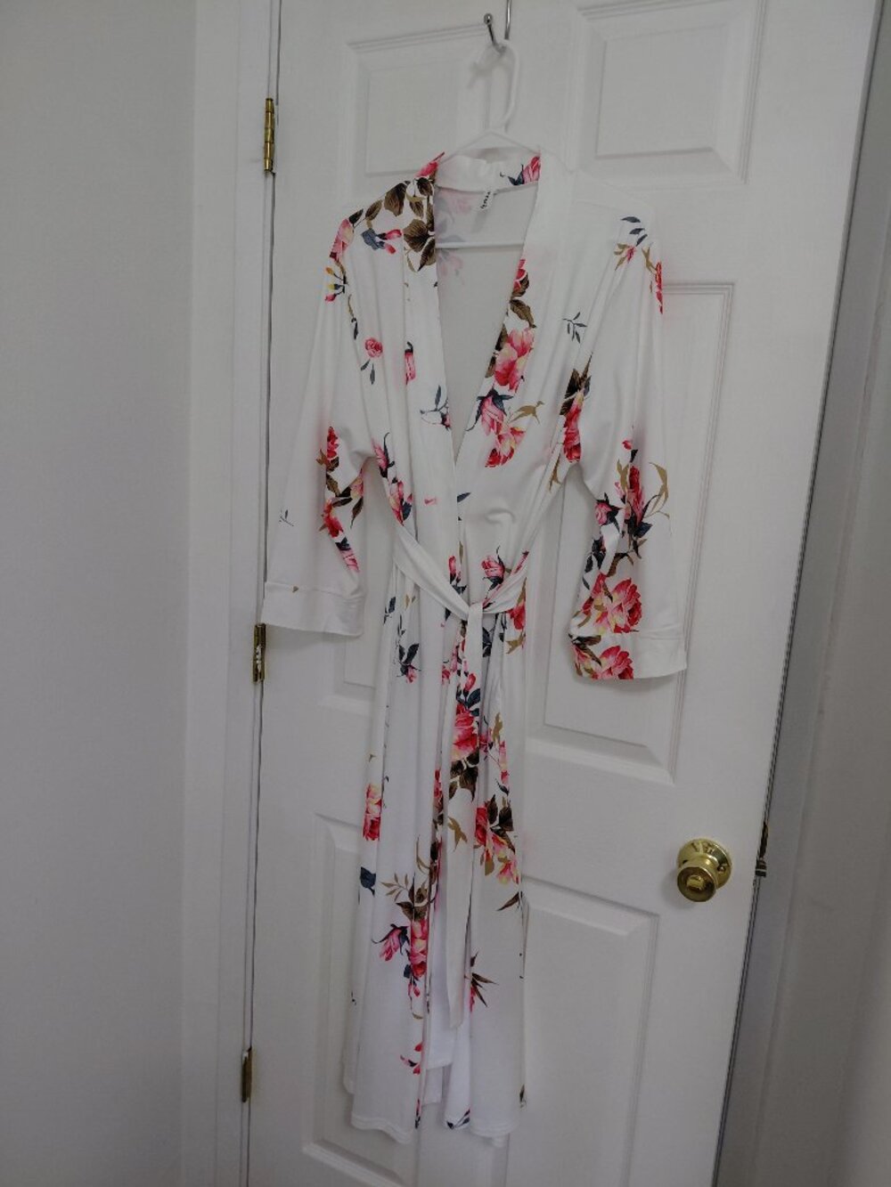 Vintage Floral Print Robe